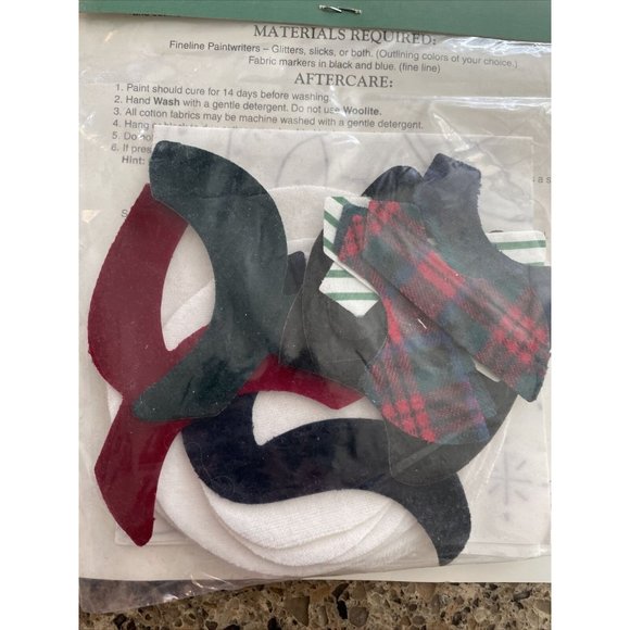 Vintage A Stan Rising Productions Innovations Holiday Snowman Pre-cut Iron-On - Picture 5 of 8